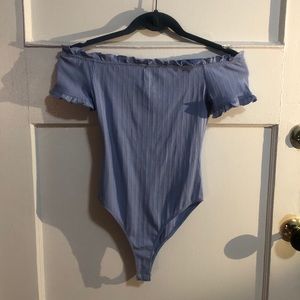 Small one piece, off the shoulder, brand new!
